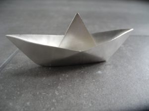 Silberboot von Petra Plath